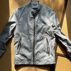 Zara man 水色フェイクジャンパー