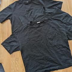 GU メンズ ブラック Tシャツ S  サイズ 3枚