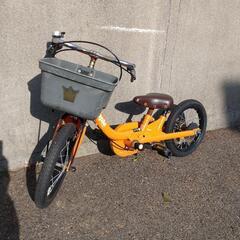 自転車　14インチ　ピープル　オレンジ