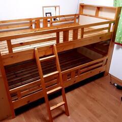 ニトリで購入した二段ベッドです。