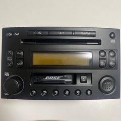 日産　z33 純正BOSE オーディオ　6連CD カセット