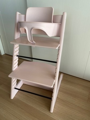 【売却済あいさん】STOKKE ストッケ トリップトラップ ベビーチェア ピンク