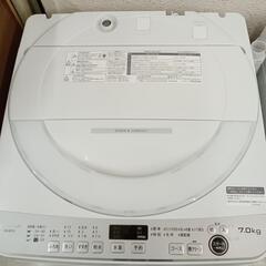 ☆2023年製☆SHARP　7キロ洗濯機