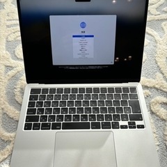 最新MacBook Air 13インチ M2チップ シルバー