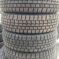 バリ溝 155/65R14 ダンロップ スタッドレスタイヤ 4本セット