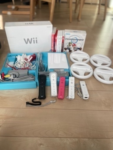 バラ売り・お値下げ不可　Wii ５人家族フルセット