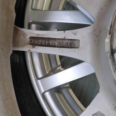 【雪予報】未使用タイヤ155/80R13未使用スタッドレスタイヤ(2022年39週製)＆中古アルミホイール4本セット