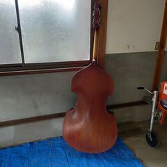 商談中】 ウッドベース コントラバス ソフトケース付☆