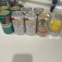 決まりました！！ノンアル8本と炭酸水