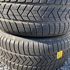 【中古スタッドレスタイヤホイル付き4本】2014年製造　255/55 R18