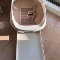 【美品】猫用デオトイレ本体+シート(30枚)