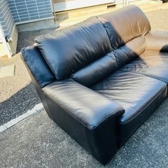 本革ソファー 2人掛け 美品
