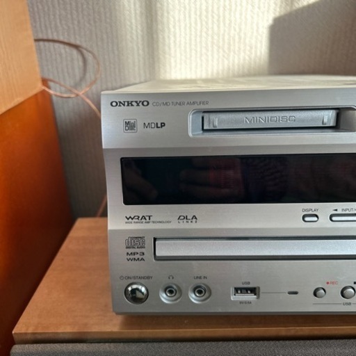 ONKYO アンプ　スピーカー　セット　CD MD