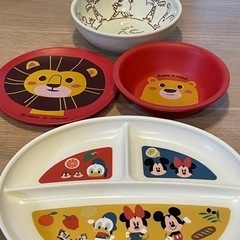子供用プレート、皿4種類