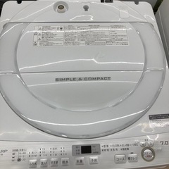 SHARP(シャープ)の全自動洗濯機　ES-GE6C-W　のご紹...