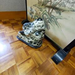 玄関石置物30キロ