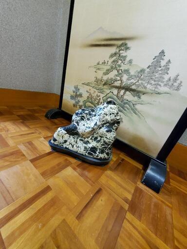 玄関石置物30キロ