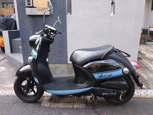 【黒艶渋爽】ヤマハ vino-DX(SA54J)4ST-FI車 2016年式! 自賠付! 黒艶渋爽】ヤマハ vino-DX(SA54J)4ST-FI車 2016年式! 自賠付!