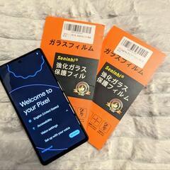 Pixel6a sage 128GB、ほぼ未使用 ガラスフィルム×2、クリアケースつき