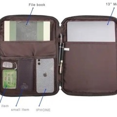 サラリーマン、大学生必見　パソコンケース　スタイリッシュ　モテバッグ