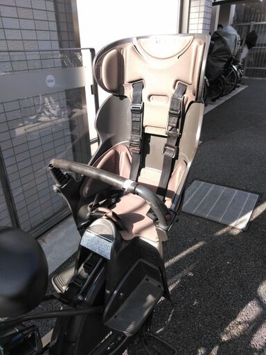 bikke2モブ 二人乗り電動自転車 リヤチャイルドシートカバー、充電池