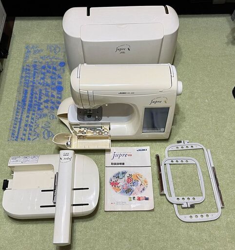 コンピュータ刺繍ミシン JUKI jupre HZL-009 刺繡機ME-2付 動作良好