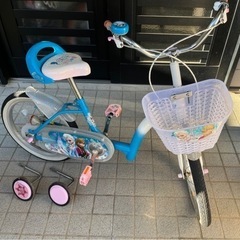 アナ雪　自転車　18インチ　子供自転車