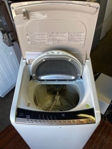 福岡市内配送設置無料日立タテ型洗濯乾燥機9kg／5kg ビートウォッシュ