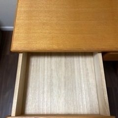 美品！学習机　タモ天然木　起立木工