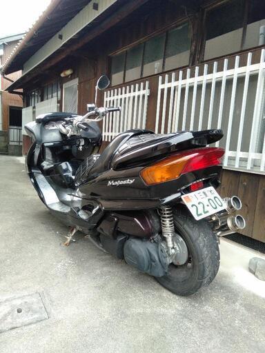 ♪ヤマハ　マジェスティ　250CC　ビックスクーター　タイヤ5分程　カスタム有り　不動車♪ ♪ヤマハ マジェスティ 250CC ビックスクーター タイヤ5分程 カスタム