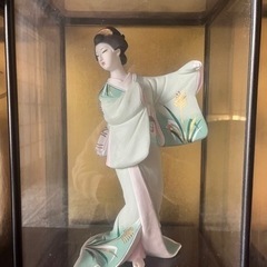 博多人形　ケース付き　5点