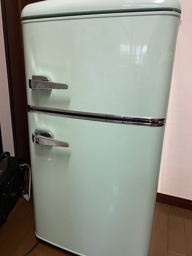 レトロ風冷蔵庫アイリスオーヤマ2020年製