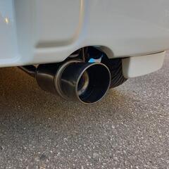 スズキラパンSS用 社外マフラー ROZAリアマフラー 砲弾ストレート HE21S