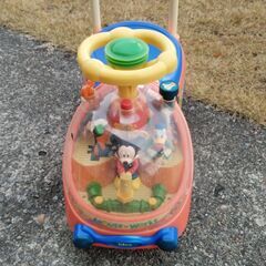 【ディズニー 】ミッキーマウス 手押し車 乗用おもちゃ 乗り物