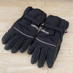 【お話し中】子供　雪遊び用手袋　110cm  黒