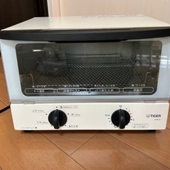 タイガーオーブントースター　KAK-A100 ホワイト