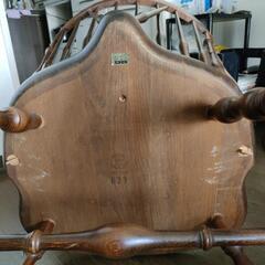 値下げ　希少モデル　キツツキマーク　ロッキングチェア　飛騨産業　アンティーク