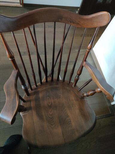 値下げ 希少モデル キツツキマーク ロッキングチェア 飛騨産業  