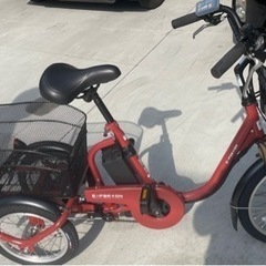アシらく・トロワ 電動アシスト三輪自転車T(ほぼ未使用)