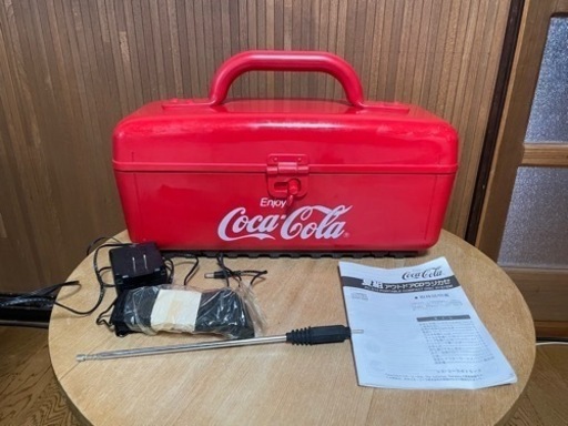 【動作確認済 非売品】コカコーラ　ラジカセ　CDプレーヤー　カセットテープ　ラジオ　coca cola