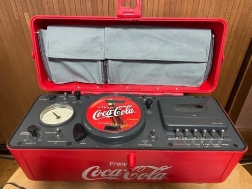 【動作確認済 非売品】コカコーラ　ラジカセ　CDプレーヤー　カセットテープ　ラジオ　coca cola