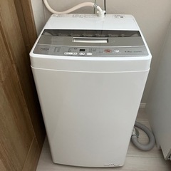 【受付終了】洗濯機　2021年式　4.5kg  AQUA