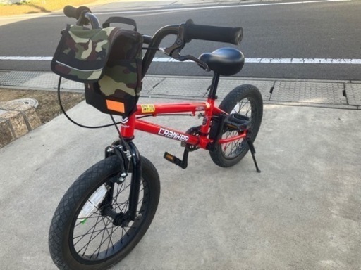 クランカー　赤　子ども用自転車