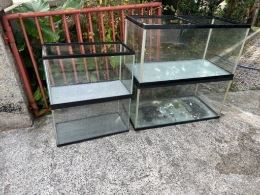 【お買い得】水槽4台セット販売　90センチ水槽2台　45センチ台　水槽