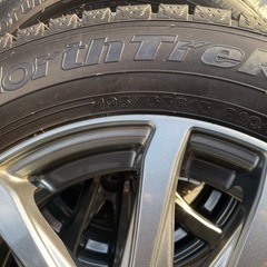 夏のうちに！スタッドレスタイヤ15インチアルミホイールセット　超美品　最終値下げ早い者勝ち！