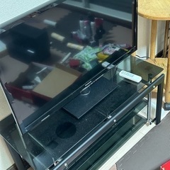 リモコン無し　テレビ　テレビ台セット　録画機付き