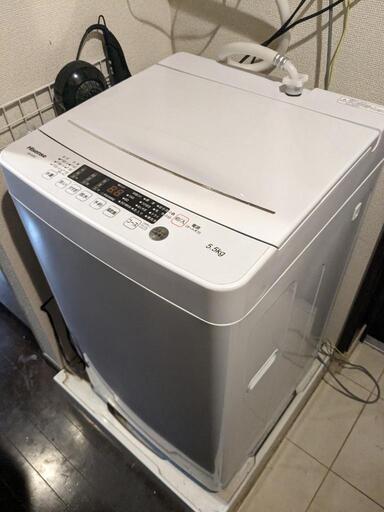 洗濯機　2021年製　5.5kg　1/28以降引取限定