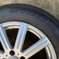 スタッドレスタイヤ(ヨコハマタイヤiceGUARD)4本セットホイール付、安くお譲りします！