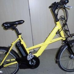 電動自転車売ります。PAS CITY-X 20インチ イエロー 状態好調。現品 