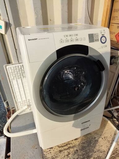 SHARP　ドラム式洗濯機　ES-S7A-WL　2016年製
